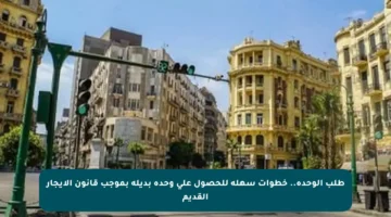 طلب الوحدة.. خطوات سهلة للحصول على وحدة بديلة بموجب قانون الإيجار القديم